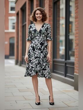 NWT Francesca’s Wrap Dress